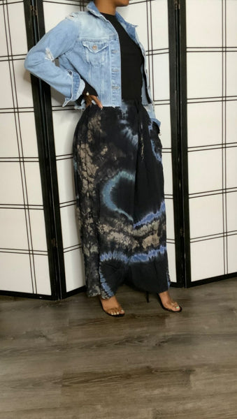 Bohemian Harem Pants (Blue)