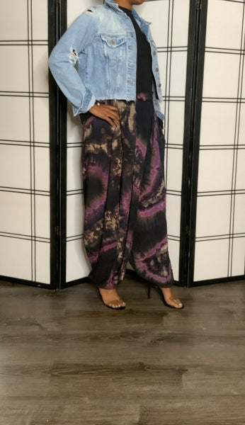 Bohemian Harem Pants (Purple)