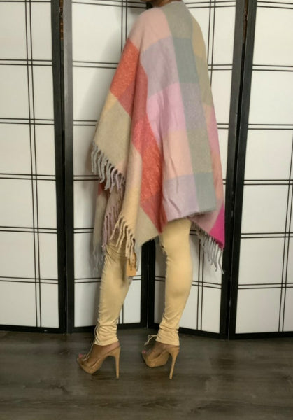 Malia Poncho (Pink)