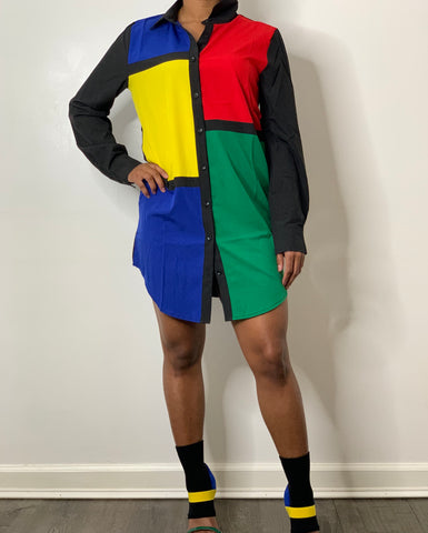 Color Block Dress