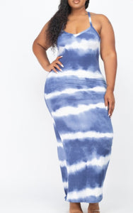 Fun In The Sun Maxi Dress (Blue)