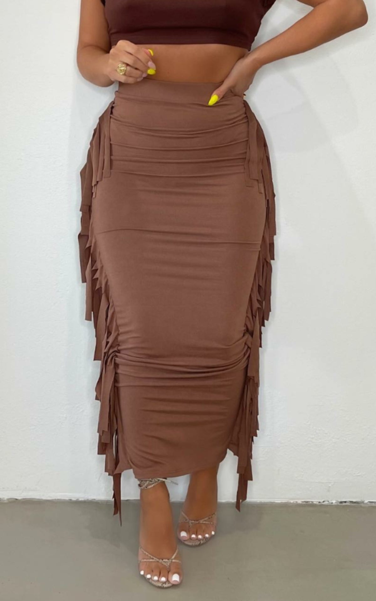 Shake Something Skirt (Mocha)