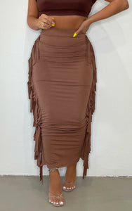 Shake Something Skirt (Mocha)