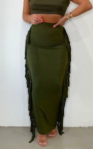 Shake Something Skirt (Olive)