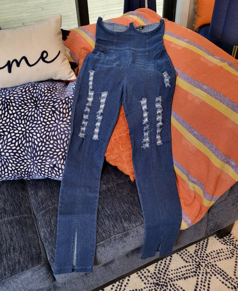 Armani High Waist Corset Denim Jeans