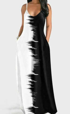 Split Decisions Maxi Dress